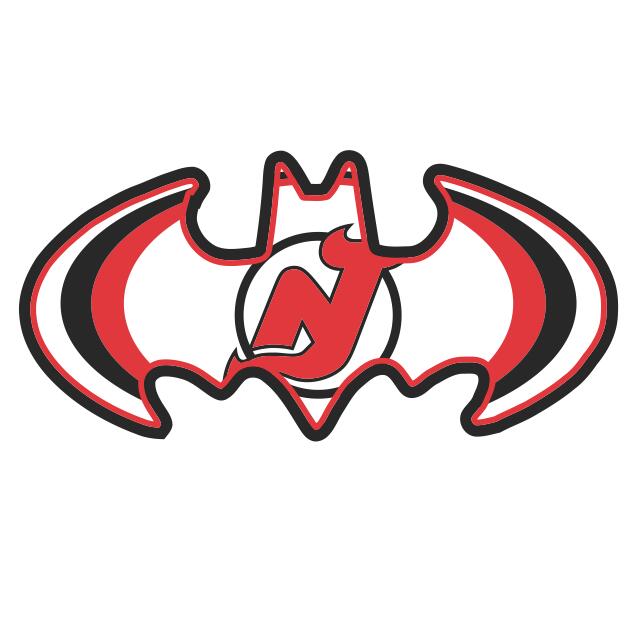 New Jersey Devils Batman Logo DIY iron on transfer (heat transfer)